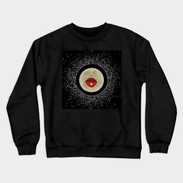 A trip to the moon Crewneck Sweatshirt by isarol